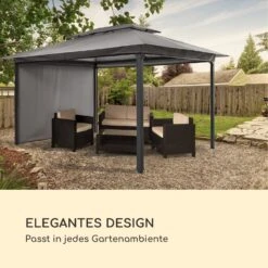 Grandezza Cortina Gartenpavillon 3x4m 4 Seitenteile Dunkelgrau 12 Grandezza Cortina Gartenpavillon 3x4m 4 Seitenteile Dunkelgrau -Garten Store 10033607 de 0006 logo