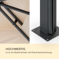 Grandezza Cortina Gartenpavillon 3x4m 4 Seitenteile Beige -Garten Store 10033608 de 0004 logo