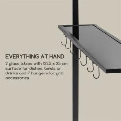 Steakhouse Al Sur Pavillon 244x260x152cm 160 G Flammhemmend Stahl Grau 11 Steakhouse Al Sur Pavillon 244x260x152cm 160 G Flammhemmend Stahl Grau -Garten Store 10033609 yy 0003 logo Blumfeldt Steakhouse al Sur Pavillon grau