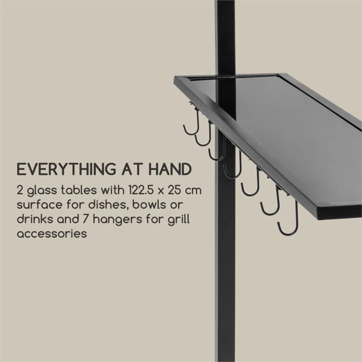 Steakhouse Al Sur Pavillon 244x260x152cm 160 G Flammhemmend Stahl Grau 3 Steakhouse Al Sur Pavillon 244x260x152cm 160 G Flammhemmend Stahl Grau – Bild 3