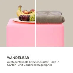 Shinecube XL Leuchtwürfel 40x40x40cm 16 Farben-LED 4 Licht-Modi Weiß -Garten Store 10033732 de 0005 logo