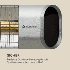 Dark Wave Stand Infrarot-Heizstrahler 2000W Goldbeschichtete Carbonröhre IP65 Standfuß 19 Dark Wave Stand Infrarot-Heizstrahler 2000W Goldbeschichtete Carbonröhre IP65 Standfuß -Garten Store 10033811 de 0009 logo