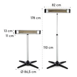 Dark Wave Stand Infrarot-Heizstrahler 2000W Goldbeschichtete Carbonröhre IP65 Standfuß 21 Dark Wave Stand Infrarot-Heizstrahler 2000W Goldbeschichtete Carbonröhre IP65 Standfuß -Garten Store 10033811 yy 0011 logo Blumfeldt Dark Wave Stand Infrarot Heizstrahler reedit v2