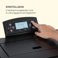 Energiewende Pelletofen 5/10 KW 5 Stufen Timer 18kg 250m³ Fernbedienung Schwarz 16 Energiewende Pelletofen 5/10 KW 5 Stufen Timer 18kg 250m³ Fernbedienung Schwarz -Garten Store 10034153 de 0007 logo