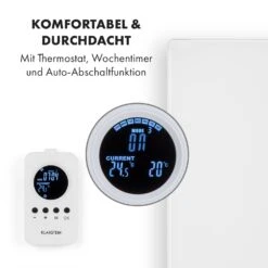 Crystal Wall Infrarotheizung 100x60cm 600W Wochentimer IP54 Weiß 12 Crystal Wall Infrarotheizung 100x60cm 600W Wochentimer IP54 Weiß -Garten Store 10034223 de 0004 logo