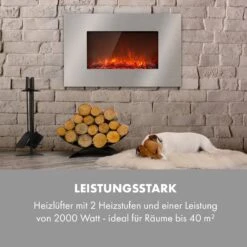 Lausanne Luxe Elektrischer Kamin 2000W 2 Heizstufen 90 Cm Edelstahl 12 Lausanne Luxe Elektrischer Kamin 2000W 2 Heizstufen 90 Cm Edelstahl -Garten Store 10034252 de 0006 logo