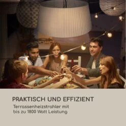 Venice Heat Terrassenheizstrahler 800/1000/1800W Fernbedienung Weiß -Garten Store 10034282 de 0009 logo