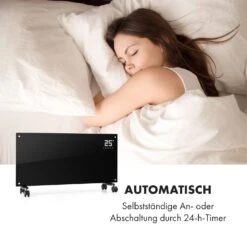 Bornholm Smart Konvektions-Heizgerät | 2000 W | SmartHeat Design: WiFi-Verbindung | LED-Display | 24-h-Timer | 2 Heizstufen: 1000 / 2000 W | IP24: Spritzwassergeschützt | Fernbedienung | Standgerät 12 Bornholm Smart Konvektions-Heizgerät | 2000 W | SmartHeat Design: WiFi-Verbindung | LED-Display | 24-h-Timer | 2 Heizstufen: 1000 / 2000 W | IP24: Spritzwassergeschützt | Fernbedienung | Standgerät -Garten Store 10034391 de 0004 logo