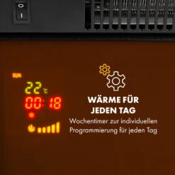 Verbier Elektrischer Kamin Elektrokamin 1000 / 2000 W LED-InstaFire Thermostat Timer Überhitzungsschutz -Garten Store 10034396 de 0004 logo