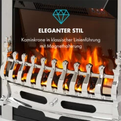 Verbier Elektrischer Kamin Elektrokamin 1000 / 2000 W LED-InstaFire Thermostat Timer Überhitzungsschutz -Garten Store 10034396 de 0006 logo