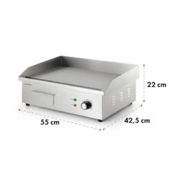 Grillmeile 3000G Elektrogrill 3000W Grillplatte 54,5x35cm Glatt -Garten Store 10034447 yy 0009 logo Klarstein Grillmeile 3000G Pro Elektrogrill glatt