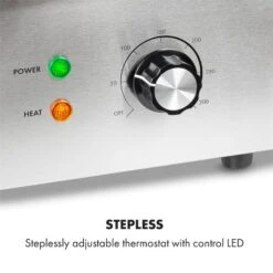 Grillmeile 3000R Elektrogrill 3000W Platte 54,5x35cm Geriffelt 11 Grillmeile 3000R Elektrogrill 3000W Platte 54,5x35cm Geriffelt -Garten Store 10034449 yy 0003 logo Klarstein Grillmeile 3000R Pro Grill geriffelt