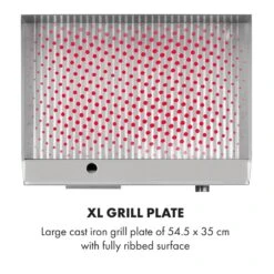 Grillmeile 3000R Elektrogrill 3000W Platte 54,5x35cm Geriffelt 12 Grillmeile 3000R Elektrogrill 3000W Platte 54,5x35cm Geriffelt -Garten Store 10034449 yy 0004 logo Klarstein Grillmeile 3000R Pro Grill geriffelt