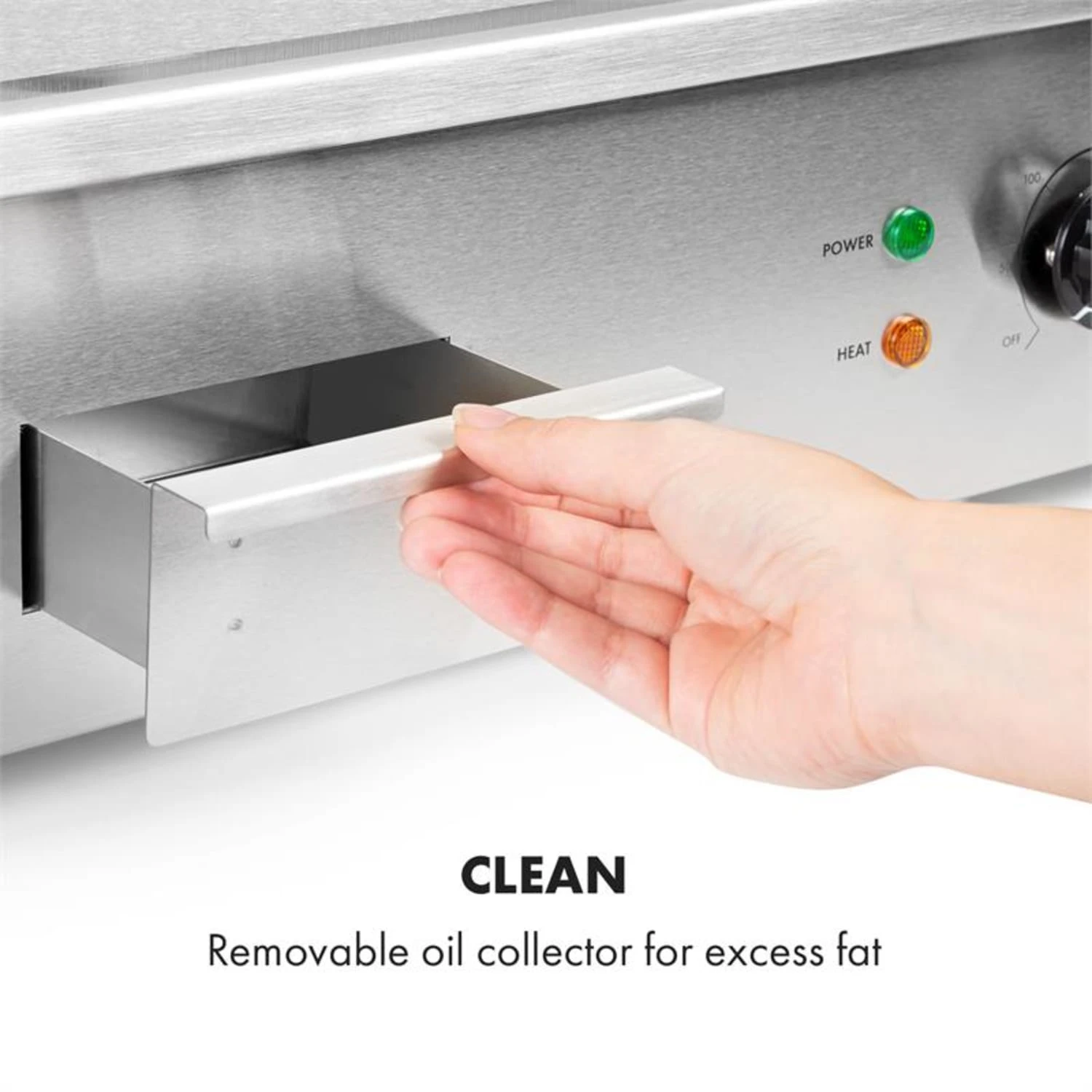 Grillmeile 3000R Elektrogrill 3000W Platte 54,5x35cm Geriffelt 7 Grillmeile 3000R Elektrogrill 3000W Platte 54,5x35cm Geriffelt – Bild 7