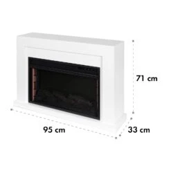 Blanca Elektrischer Kamin 1000/2000W LED 10-30 °C Wochentimer -Garten Store 10034487 yy 0009 dimensions