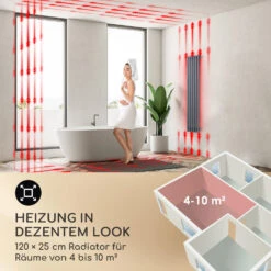 Delgado 120 X 25 Heizkörper 508W Warmwasser 1/2" 4-10m² Grau 10 Delgado 120 X 25 Heizkörper 508W Warmwasser 1/2" 4-10m² Grau -Garten Store 10034597 de 0003 usp