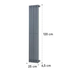 Delgado 120 X 25 Heizkörper 508W Warmwasser 1/2" 4-10m² Grau 15 Delgado 120 X 25 Heizkörper 508W Warmwasser 1/2" 4-10m² Grau -Garten Store 10034597 yy 0011 dimensions