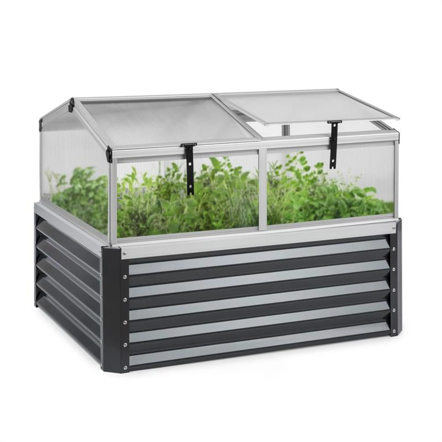 High Grow Advanced Hochbeet Mit Dach 120x95x100cm 540l Stahl Verzinkt 1 High Grow Advanced Hochbeet Mit Dach 120x95x100cm 540l Stahl Verzinkt
