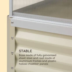 High Grow Advanced Hochbeet Mit Dach 120x95x100cm 540l Stahl Verzinkt -Garten Store 10034689 uk 0004 logo