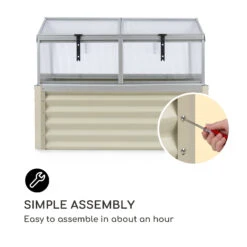 High Grow Advanced Hochbeet Mit Dach 120x95x100cm 540l Stahl Verzinkt -Garten Store 10034689 uk 0007 logo