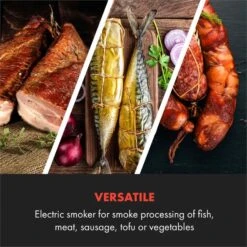 Flintstone Räucherofen 1600W Thermometer Edelstahl Elektrisch 15 Flintstone Räucherofen 1600W Thermometer Edelstahl Elektrisch -Garten Store 10034702 yy 0006 logo Klarstein NES C16