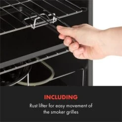 Flintstone Räucherofen 1600W Thermometer Edelstahl Elektrisch 16 Flintstone Räucherofen 1600W Thermometer Edelstahl Elektrisch -Garten Store 10034702 yy 0007 logo Klarstein NES C16