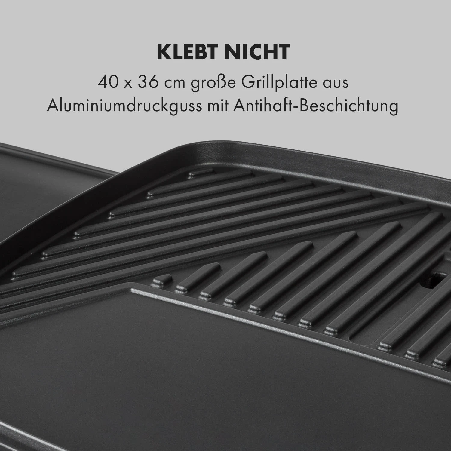 Gatsby Elektrogrill 2000W Antihaft-Grillfläche Seitentische 4 Gatsby Elektrogrill 2000W Antihaft-Grillfläche Seitentische – Bild 4
