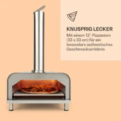 Diavolo Pizza-Pelletofen Inkl. Pizzastein Thermometer Edelstahl -Garten Store 10034709 de 0003 logo