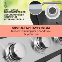 Tomahawk Gasgrill 3 X 3,6 KW Brenner 60 X 43,5 Cm Grill Edelstahl 10 Tomahawk Gasgrill 3 X 3,6 KW Brenner 60 X 43,5 Cm Grill Edelstahl -Garten Store 10034711 de 0004 usp