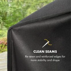 Tomahawk Wetterschutzhaube 600D Canvas 30/70% PE/PVC Schwarz 10 Tomahawk Wetterschutzhaube 600D Canvas 30/70% PE/PVC Schwarz -Garten Store 10034713 yy 0004 logo Klarstein Tomahawk Wetterschutzhaube 140cm