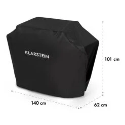 Tomahawk Wetterschutzhaube 600D Canvas 30/70% PE/PVC Schwarz 13 Tomahawk Wetterschutzhaube 600D Canvas 30/70% PE/PVC Schwarz -Garten Store 10034713 yy 0007 logo Klarstein Tomahawk Wetterschutzhaube 140cm