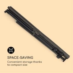 Flex-Shade L Sonnenschirm 130 X 180 Cm Polyester UV 50 Dunkelgrau -Garten Store 10034726 yy 0006 logo Blumfeldt Flex Shade L Sonnenschirm 130x180 grau