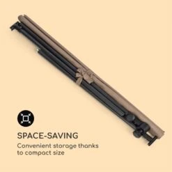 Flex-Shade L Sonnenschirm 130 X 180 Cm Polyester UV 50 Taupe -Garten Store 10034727 yy 0006 logo Blumfeldt Flex Shade L Sonnenschirm 130x180 taupe