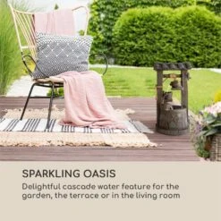 Speyer Kaskadenbrunnen Gartenbrunnen 4 Stufen Akku 2,8W Solar LED 9 Speyer Kaskadenbrunnen Gartenbrunnen 4 Stufen Akku 2,8W Solar LED -Garten Store 10034731 yy 0003 logo Blumfeldt Speyer Kaskadenbrunnen