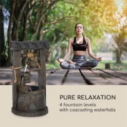 Speyer Kaskadenbrunnen Gartenbrunnen 4 Stufen Akku 2,8W Solar LED 10 Speyer Kaskadenbrunnen Gartenbrunnen 4 Stufen Akku 2,8W Solar LED -Garten Store 10034731 yy 0004 logo Blumfeldt Speyer Kaskadenbrunnen