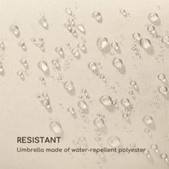 Twin Peaks Sonnenschirm Sonnenschutz 456 X 245 X 268 Cm Polyester -Garten Store 10034740 yy 0006 logo Blumfeldt Twin Peaks Sonnenschirm creme