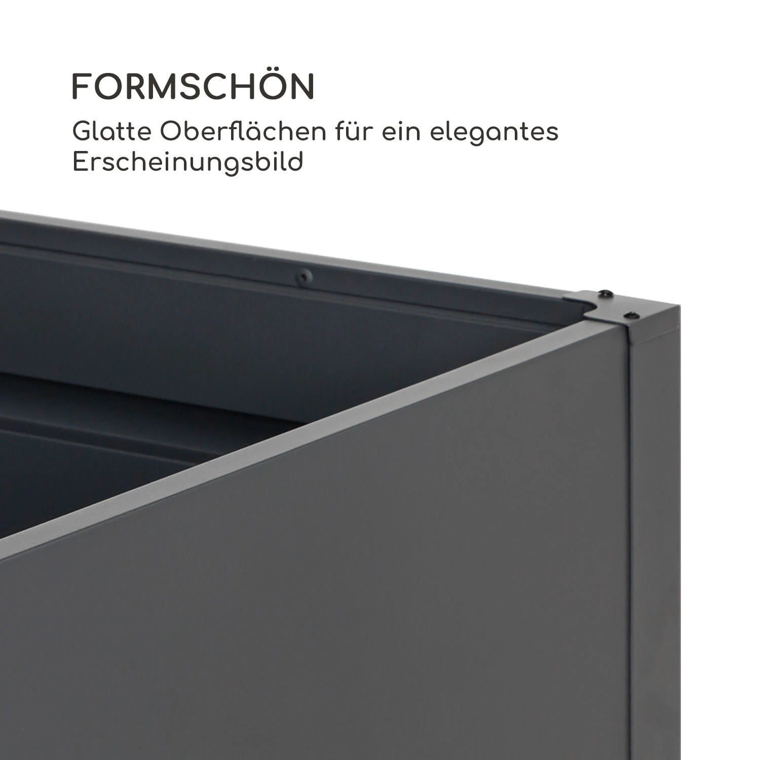 Highgrow Deluxe Hochbeet 100 X 76 X 100 Cm Verzinkter Stahl 4 Highgrow Deluxe Hochbeet 100 X 76 X 100 Cm Verzinkter Stahl – Bild 4