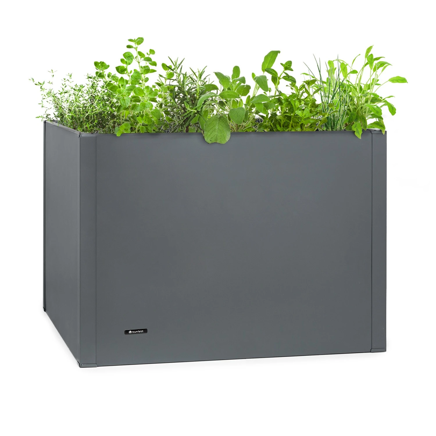 Highgrow Deluxe Hochbeet 100 X 76 X 100 Cm Verzinkter Stahl 1 Highgrow Deluxe Hochbeet 100 X 76 X 100 Cm Verzinkter Stahl