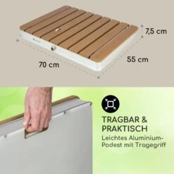 Sumatra Breeze Square Gartendusche WPC Aluminium 70x55cm Eckig 12 Sumatra Breeze Square Gartendusche WPC Aluminium 70x55cm Eckig -Garten Store 10034759 de 0006 usp