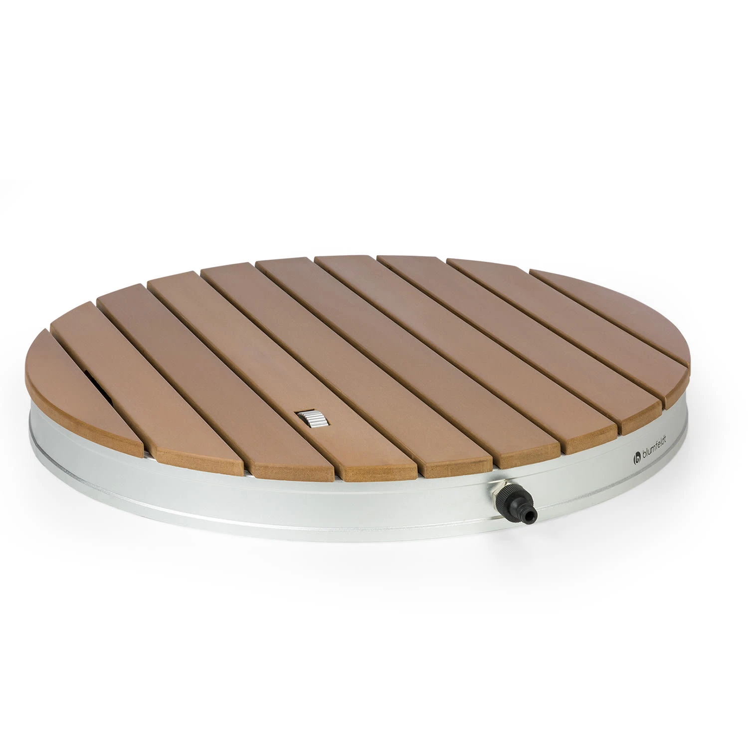 Sumatra Breeze Round Gartendusche WPC Aluminium 70x55cm Rund 1 Sumatra Breeze Round Gartendusche WPC Aluminium 70x55cm Rund