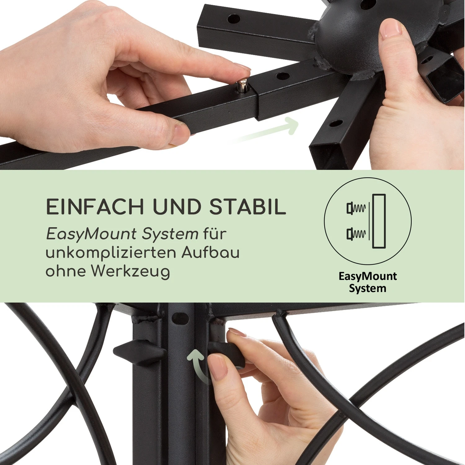 Mondo Gartenpavillon Partyzelt Gazebo 295x262x295 Stahl Polyester 4 Mondo Gartenpavillon Partyzelt Gazebo 295x262x295 Stahl Polyester – Bild 4