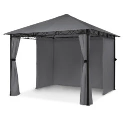 Mondo Gartenpavillon Partyzelt Gazebo 295x262x295 Stahl Polyester