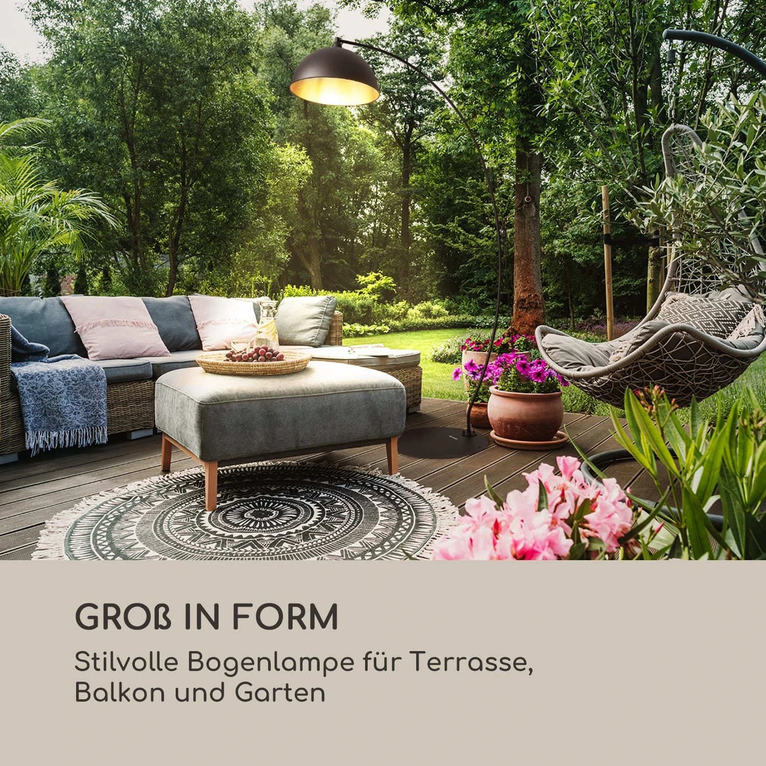 Bixente Bogenlampe IP23 E27 60W Max. 2 Bixente Bogenlampe IP23 E27 60W Max. – Bild 2