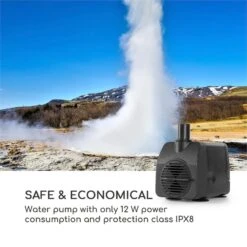 Riverrun Gartenbrunnen Zimmerbrunnen Indoor Outdoor 12W Pumpe LED-Ring -Garten Store 10034777 yy 0008 logo Blumfeldt Riverrun Gartenbrunnen Zimmerbrunnen