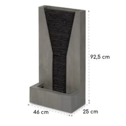 Riverrun Gartenbrunnen Zimmerbrunnen Indoor Outdoor 12W Pumpe LED-Ring -Garten Store 10034777 yy 0009 logo Blumfeldt Riverrun Gartenbrunnen Zimmerbrunnen