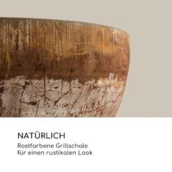 Savage Feuerschale Mit Grill  Ø: 60,5 Cm Stahl Inkl. Wetterschutz Rost -Garten Store 10034800 de 0005 logo