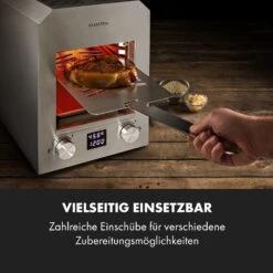 Hannibal Hochtemperaturgrill Indoor 2.200W 850°C Edelstahl Silber 14 Hannibal Hochtemperaturgrill Indoor 2.200W 850°C Edelstahl Silber -Garten Store 10034803 de 0006 logo