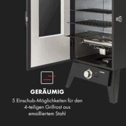 Pasadena Gas-Räuchergrill 2,5 KW Heizleistung 180 °C / 350 °F Max. 14 Pasadena Gas-Räuchergrill 2,5 KW Heizleistung 180 °C / 350 °F Max. -Garten Store 10034818 de 0005 logo