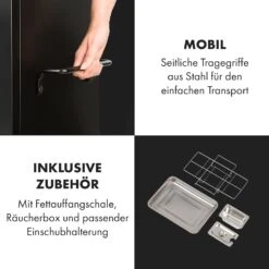 Pasadena Gas-Räuchergrill 2,5 KW Heizleistung 180 °C / 350 °F Max. 18 Pasadena Gas-Räuchergrill 2,5 KW Heizleistung 180 °C / 350 °F Max. -Garten Store 10034818 de 0009 logo