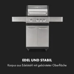 Valkyrie Gasgrill 3x3,2 + 2,9 KW Sichtfenster 54x42 Cm Grill Edelstahl 13 Valkyrie Gasgrill 3x3,2 + 2,9 KW Sichtfenster 54x42 Cm Grill Edelstahl -Garten Store 10034845 de 0004 logo